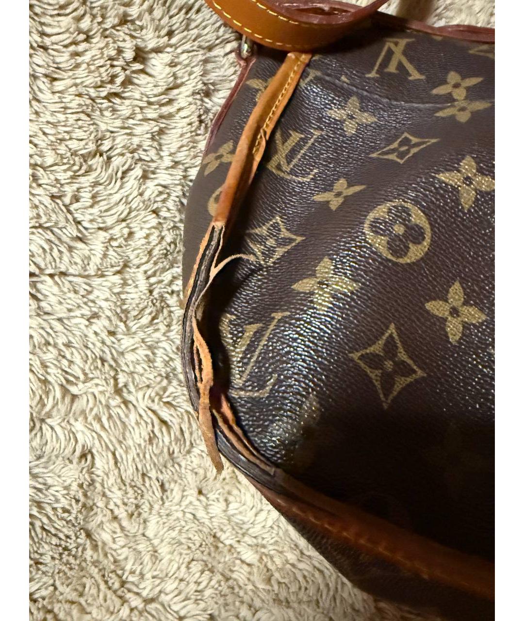 LOUIS VUITTON Коричневая сумка через плечо, фото 5