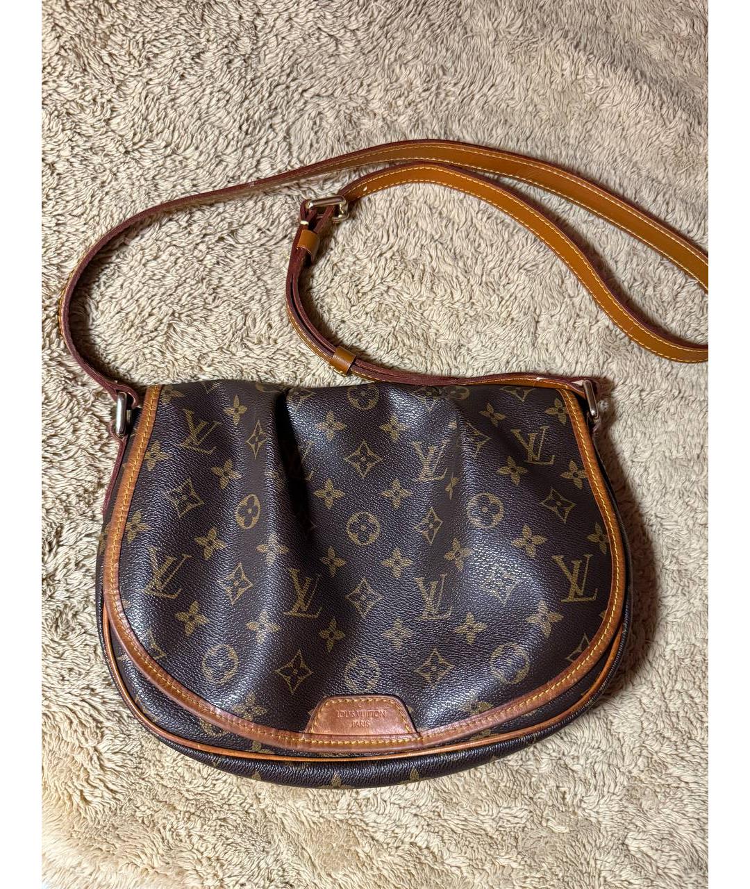 LOUIS VUITTON Коричневая сумка через плечо, фото 8
