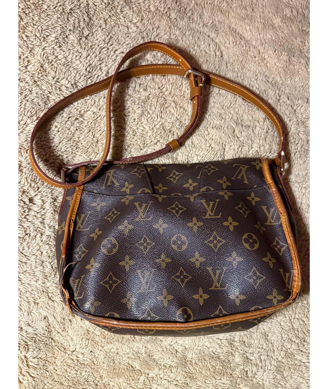 LOUIS VUITTON Коричневая сумка через плечо, фото 2