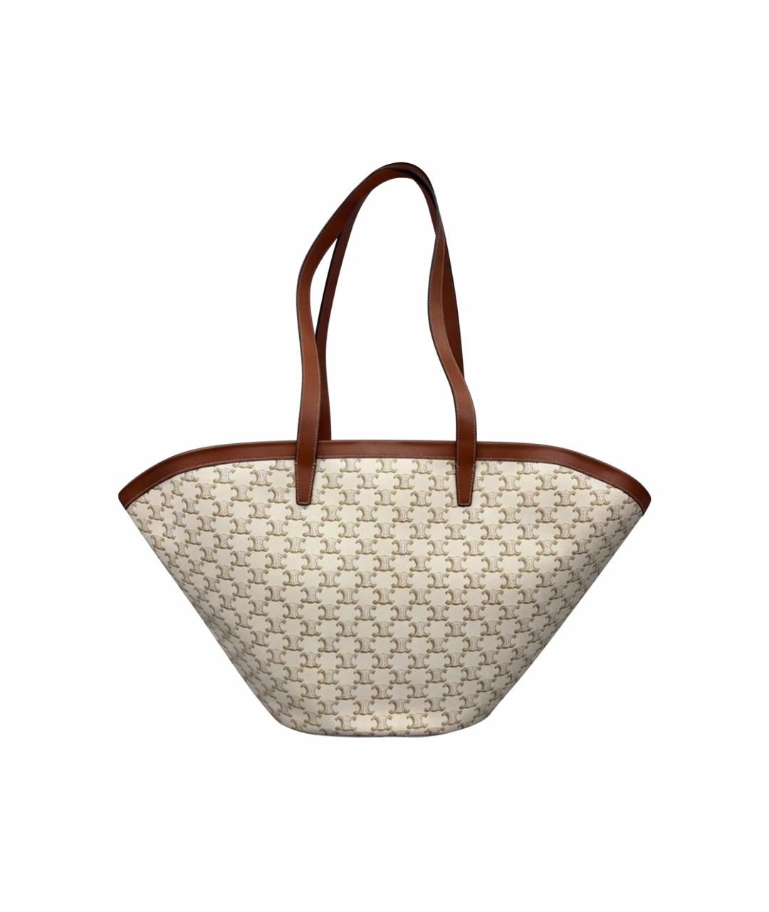 CELINE Бежевая сумка тоут, фото 8