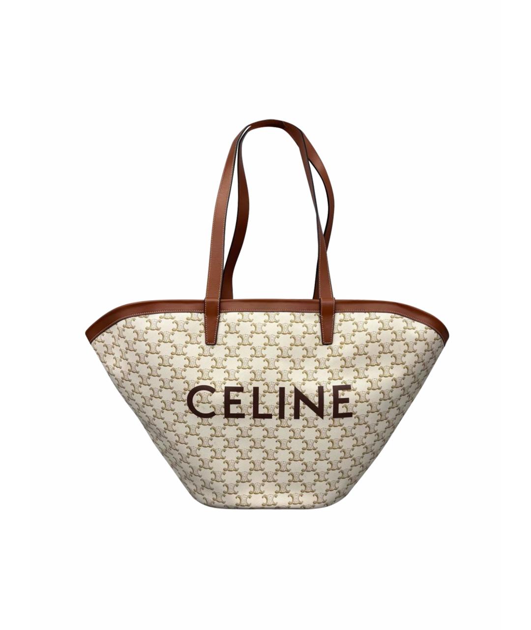 CELINE Бежевая сумка тоут, фото 1