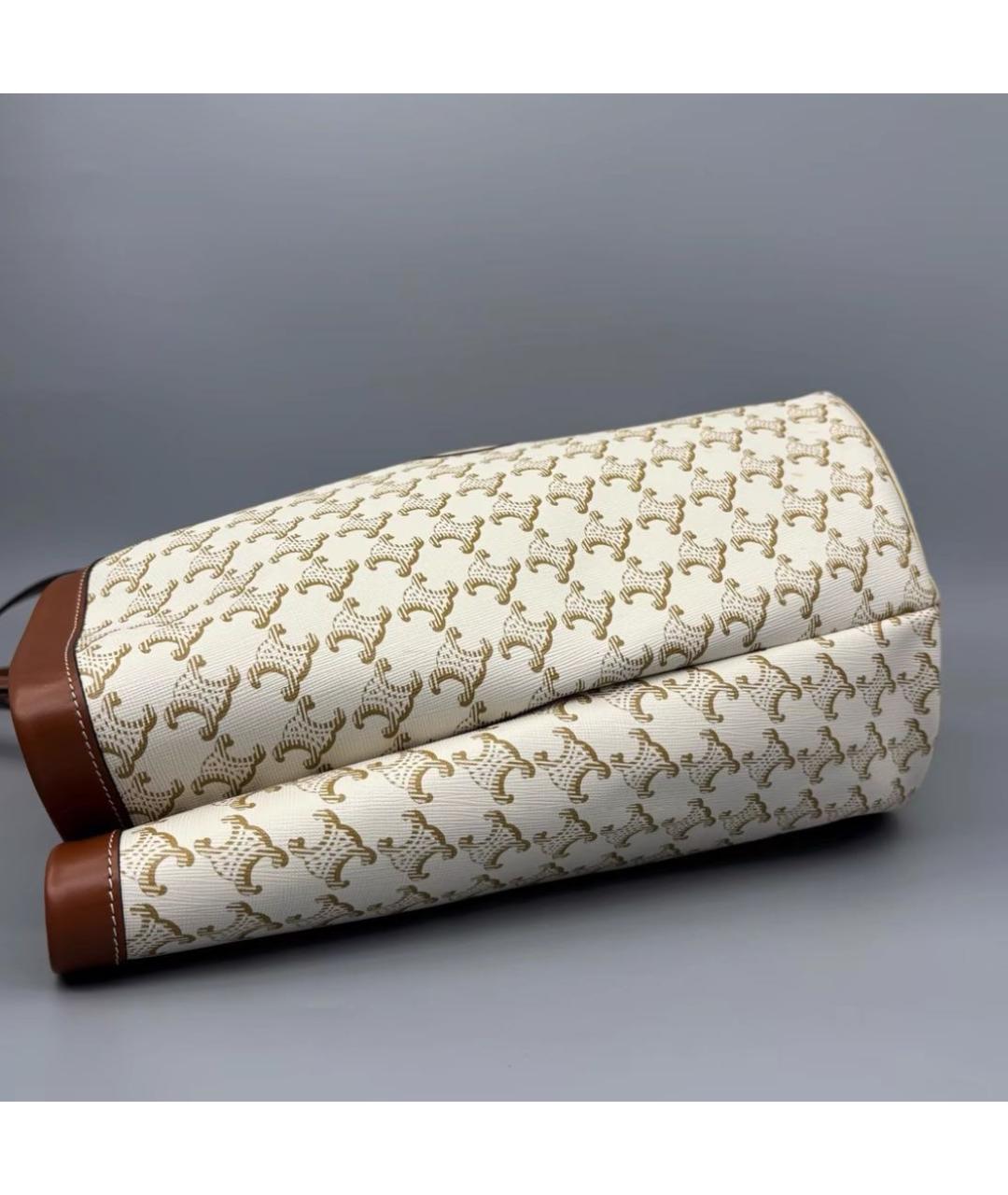 CELINE Бежевая сумка тоут, фото 5