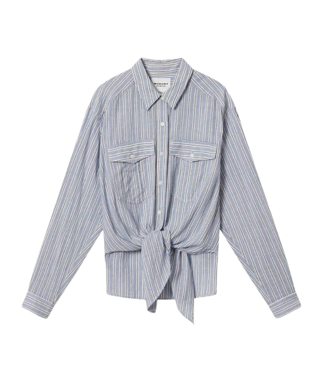 ISABEL MARANT Синяя хлопковая рубашка, фото 1