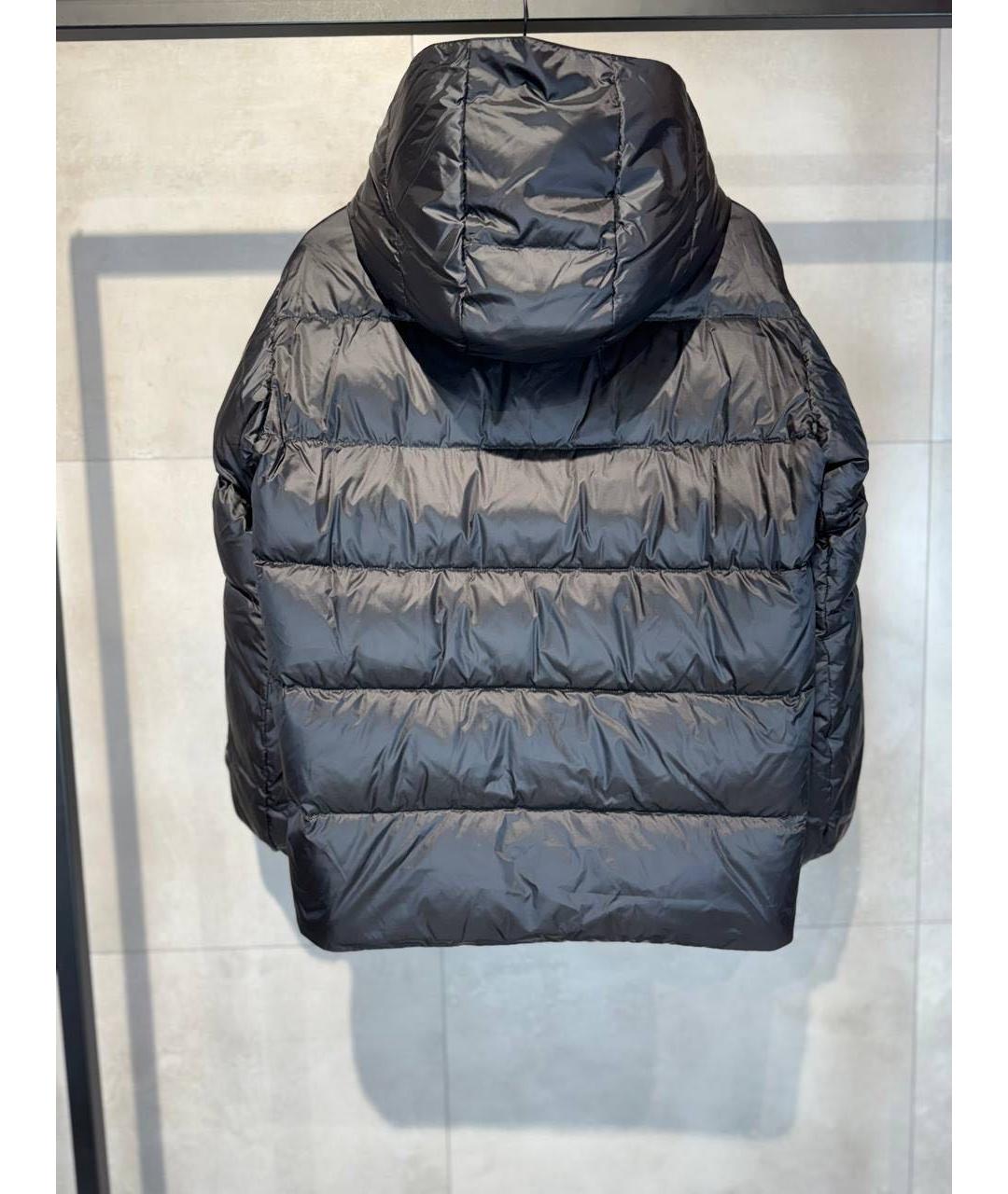 TWIN-SET Черный полиамидовый пуховик, фото 2
