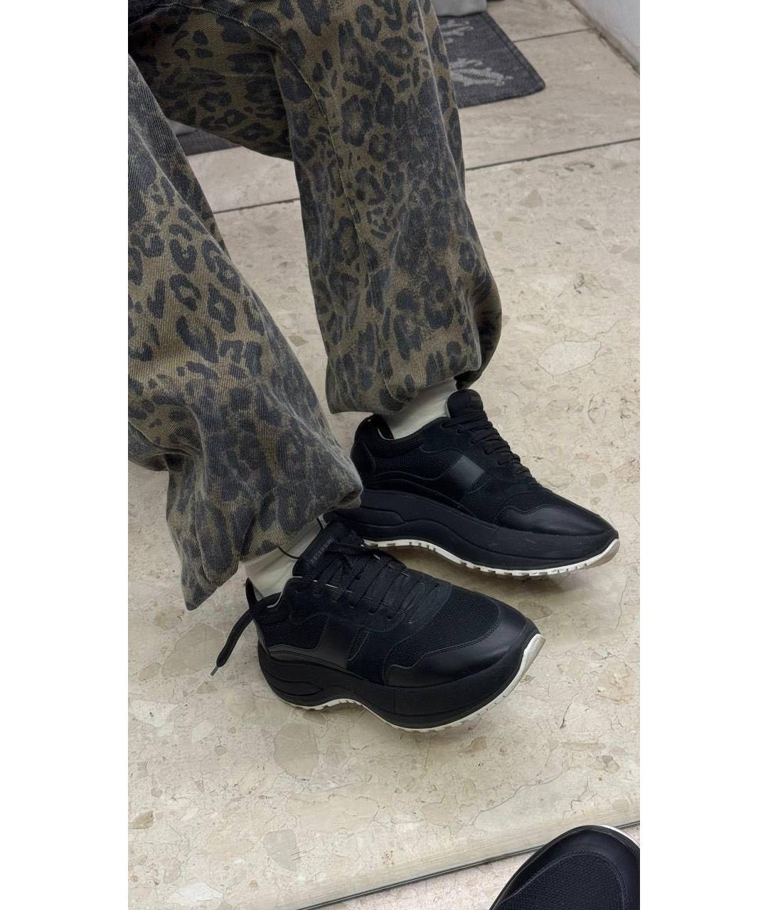 CELINE Черные замшевые кроссовки, фото 4