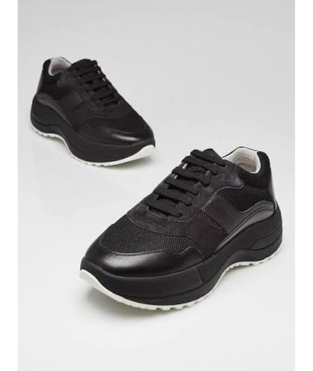 CELINE Черные замшевые кроссовки, фото 2