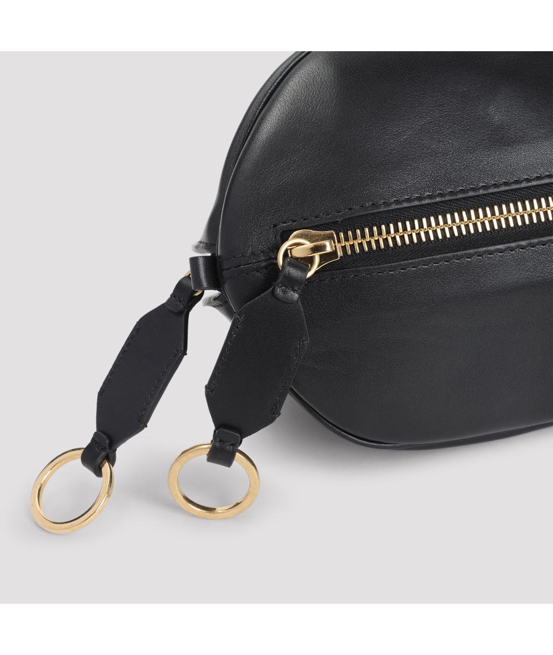 BALENCIAGA Черная кожаная сумка тоут, фото 5