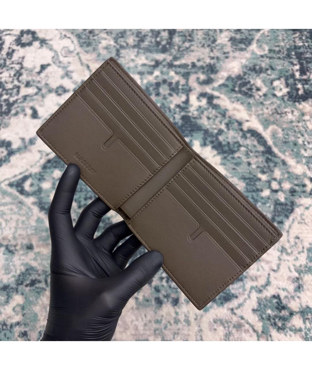 BURBERRY Бежевый кошелек, фото 6