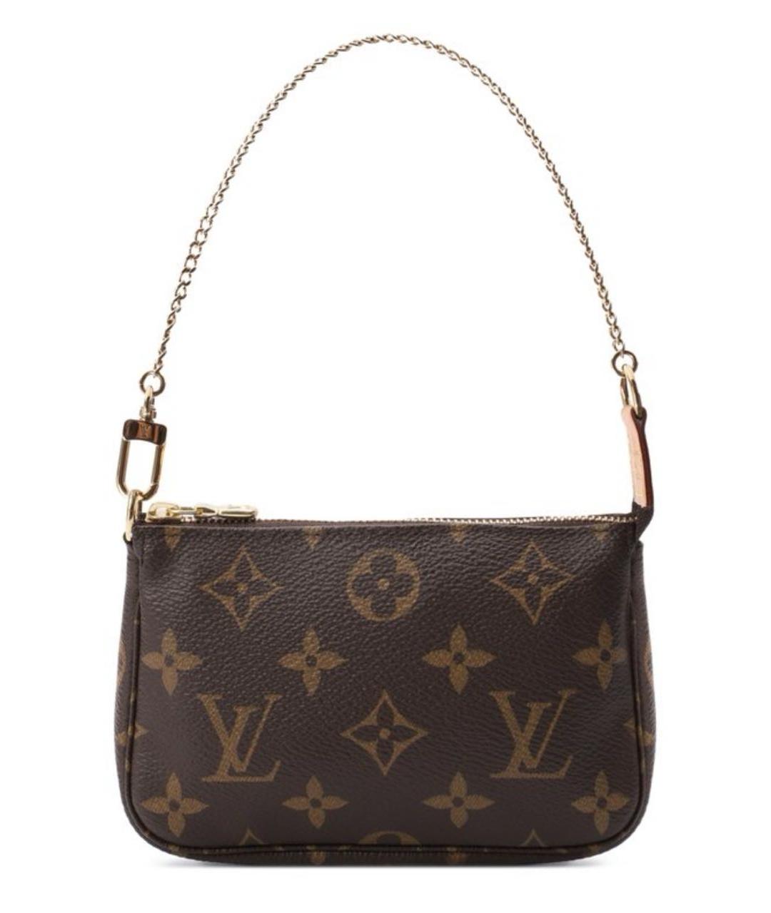 LOUIS VUITTON Коричневая сумка с короткими ручками, фото 5