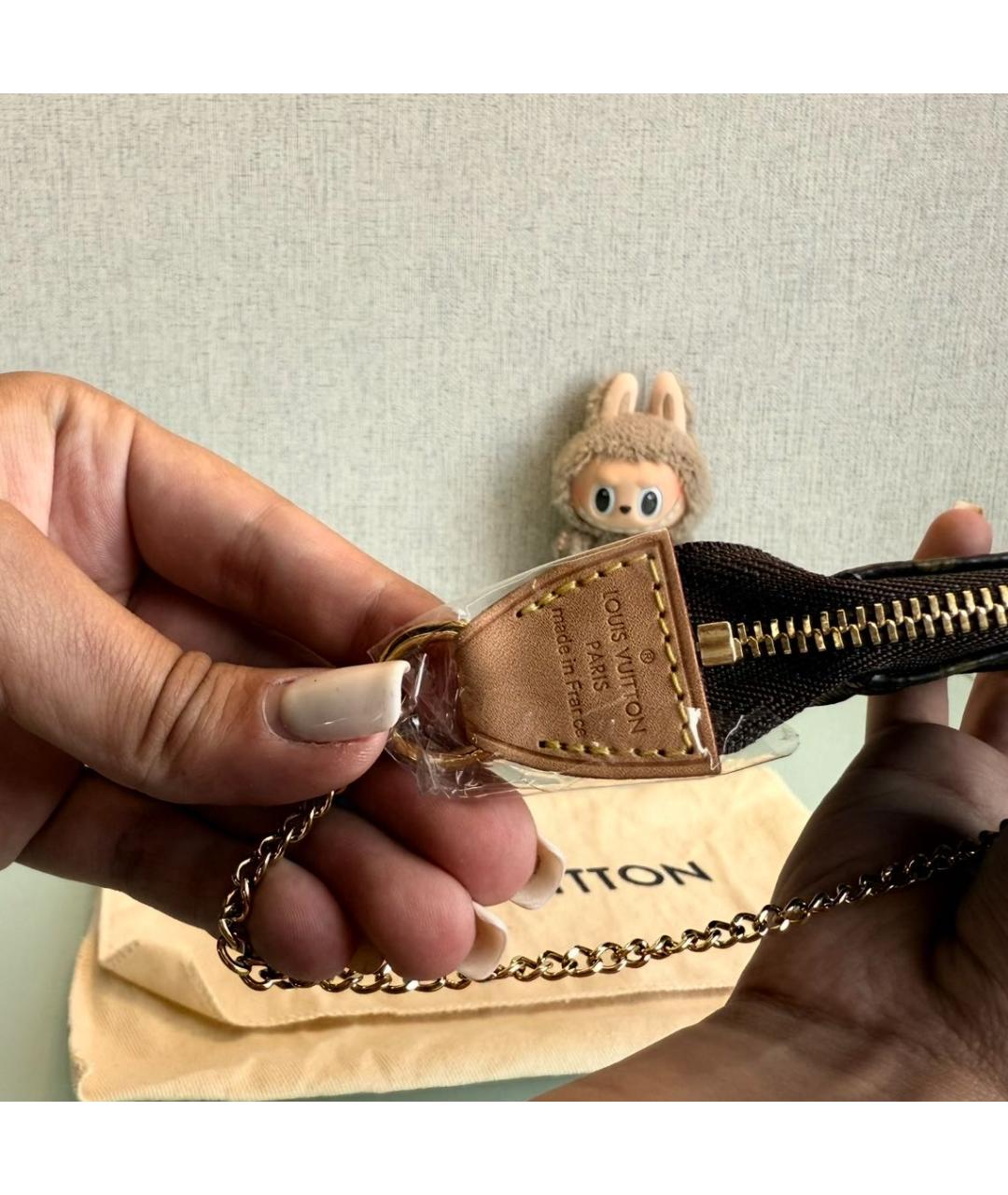 LOUIS VUITTON Коричневая сумка с короткими ручками, фото 4