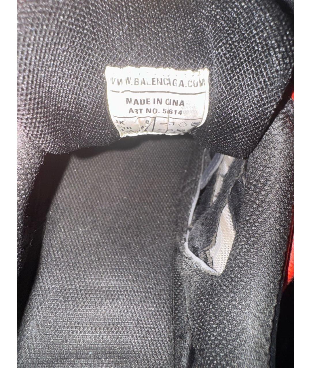 BALENCIAGA Черные резиновые низкие кроссовки / кеды, фото 6