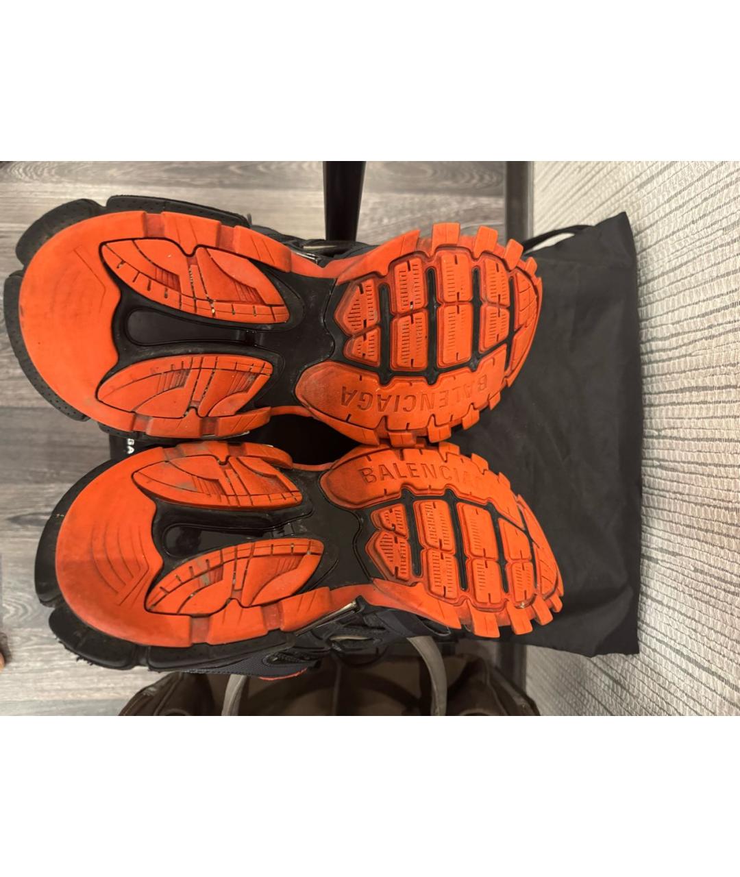 BALENCIAGA Черные резиновые низкие кроссовки / кеды, фото 5