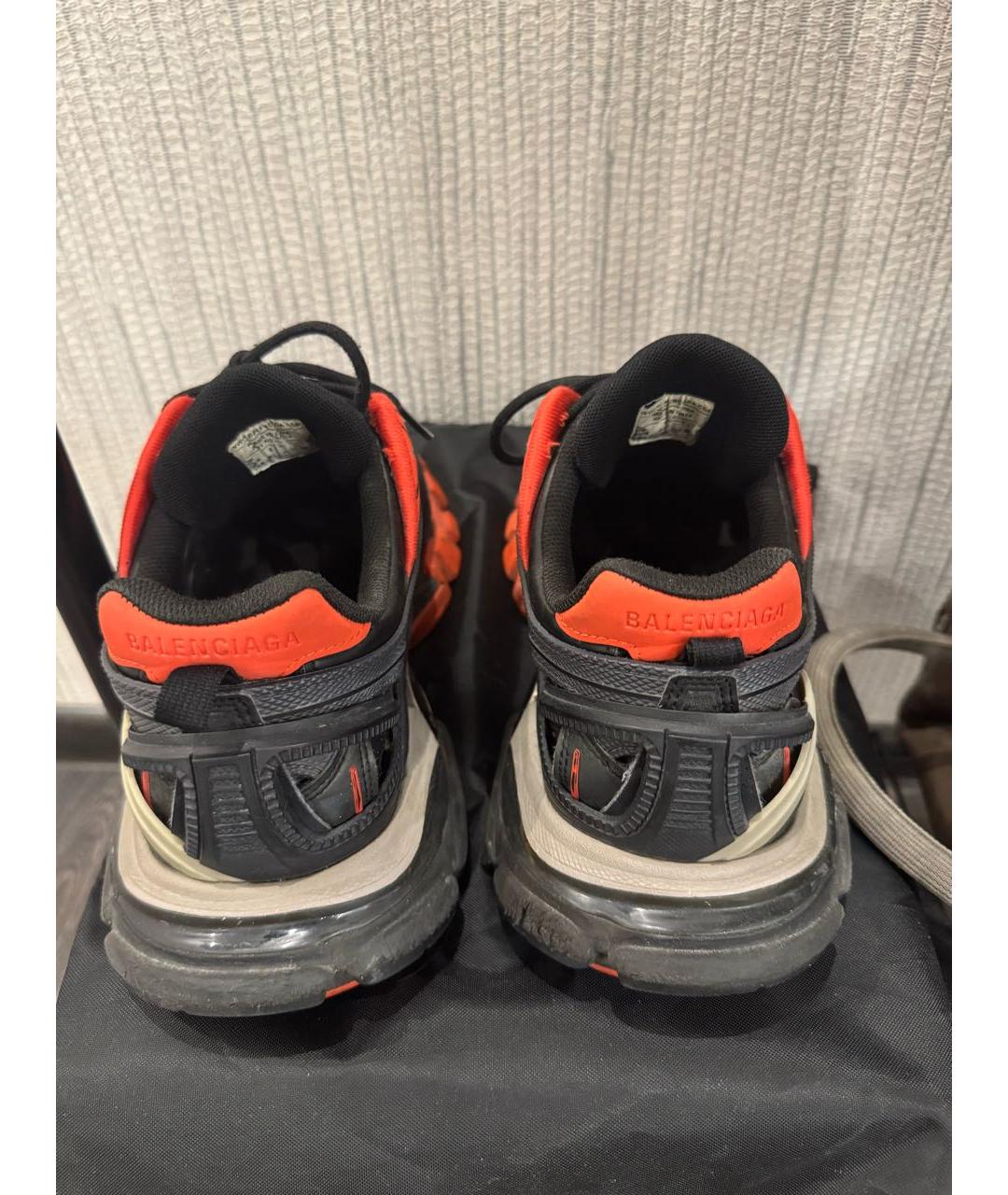 BALENCIAGA Черные резиновые низкие кроссовки / кеды, фото 3