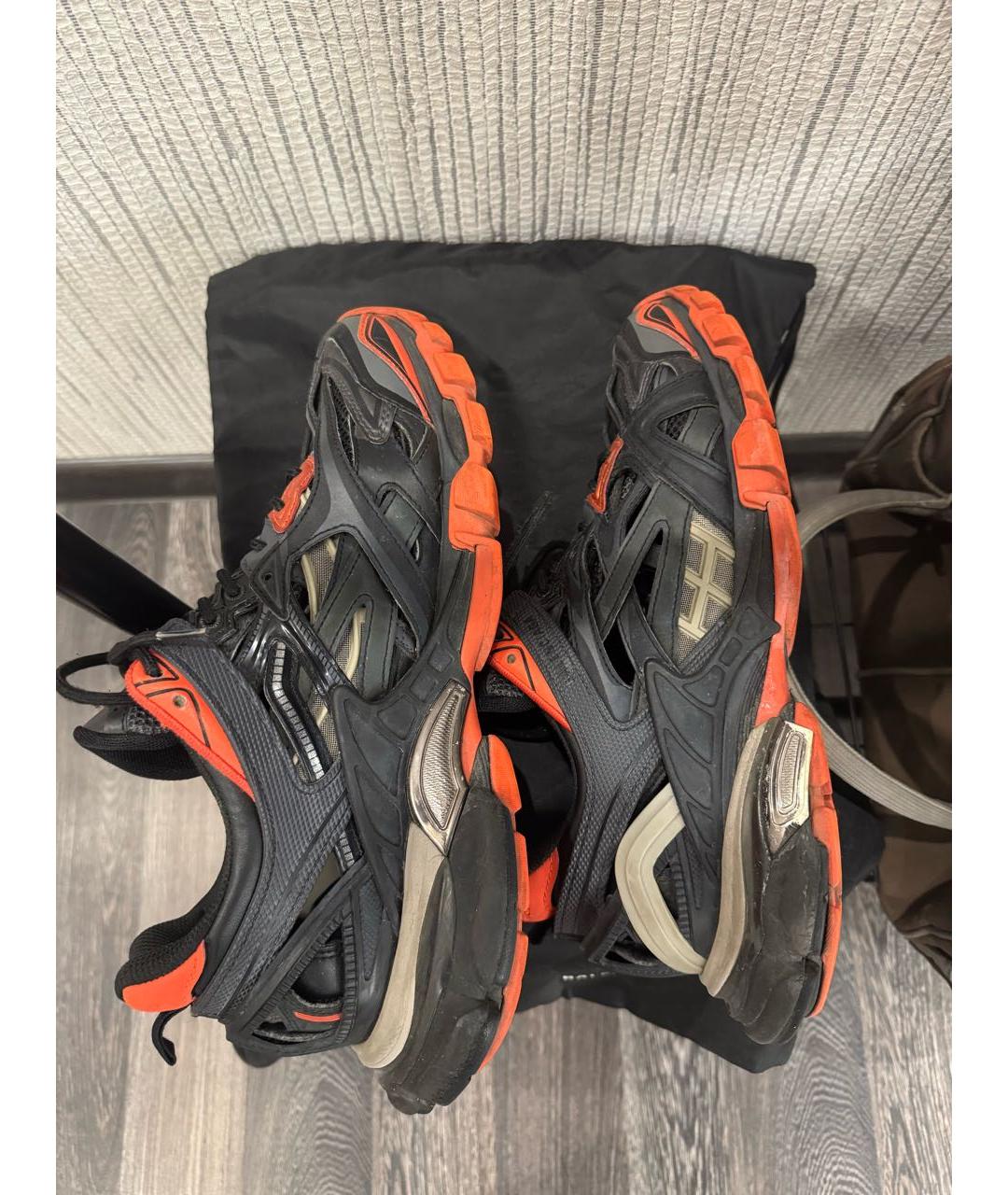 BALENCIAGA Черные резиновые низкие кроссовки / кеды, фото 7