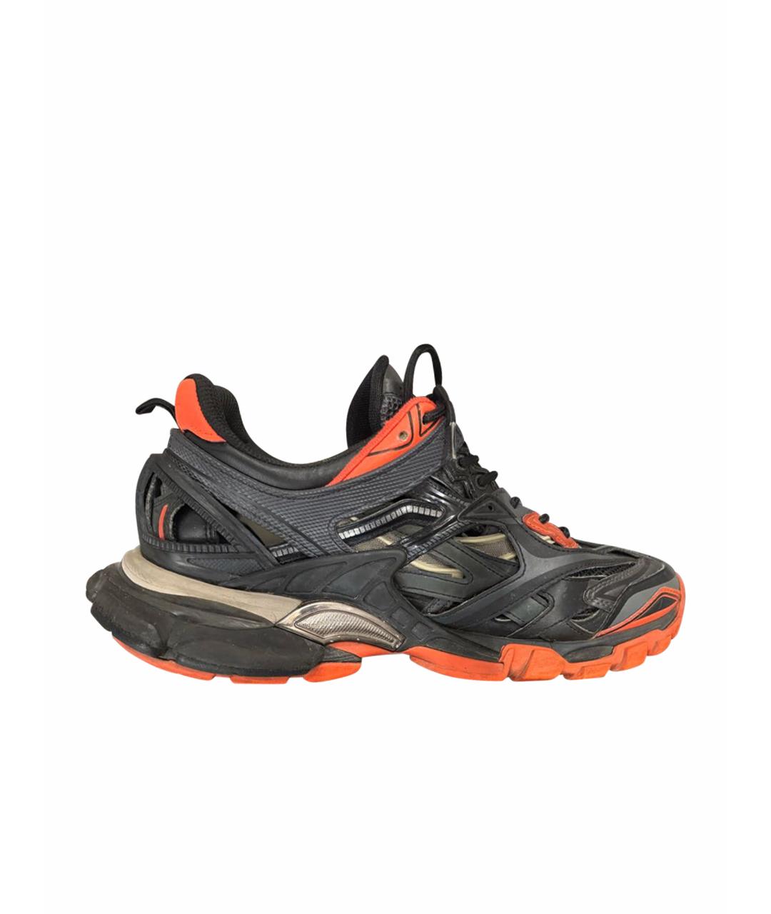 BALENCIAGA Черные резиновые низкие кроссовки / кеды, фото 1