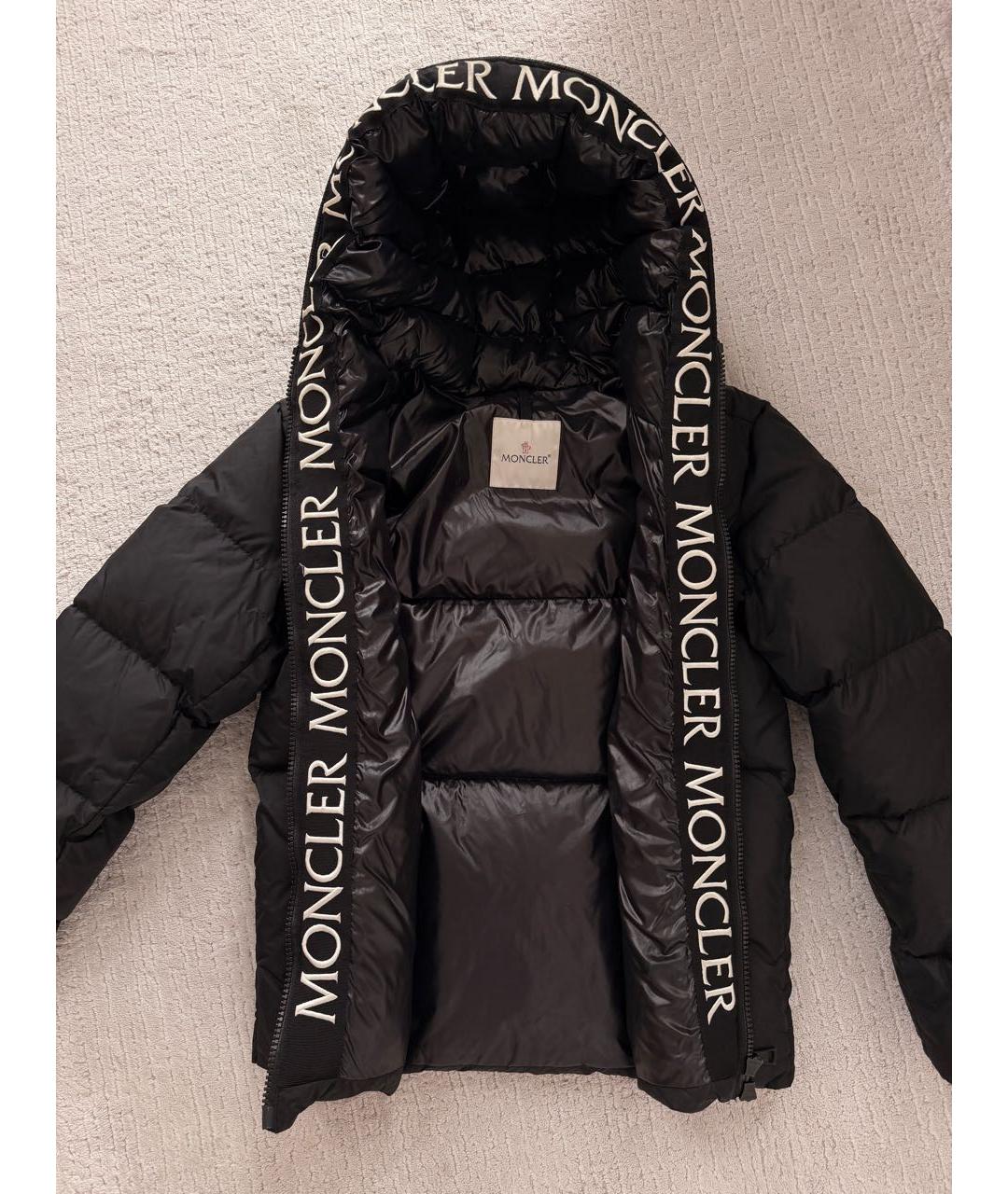 MONCLER Черная куртка, фото 2