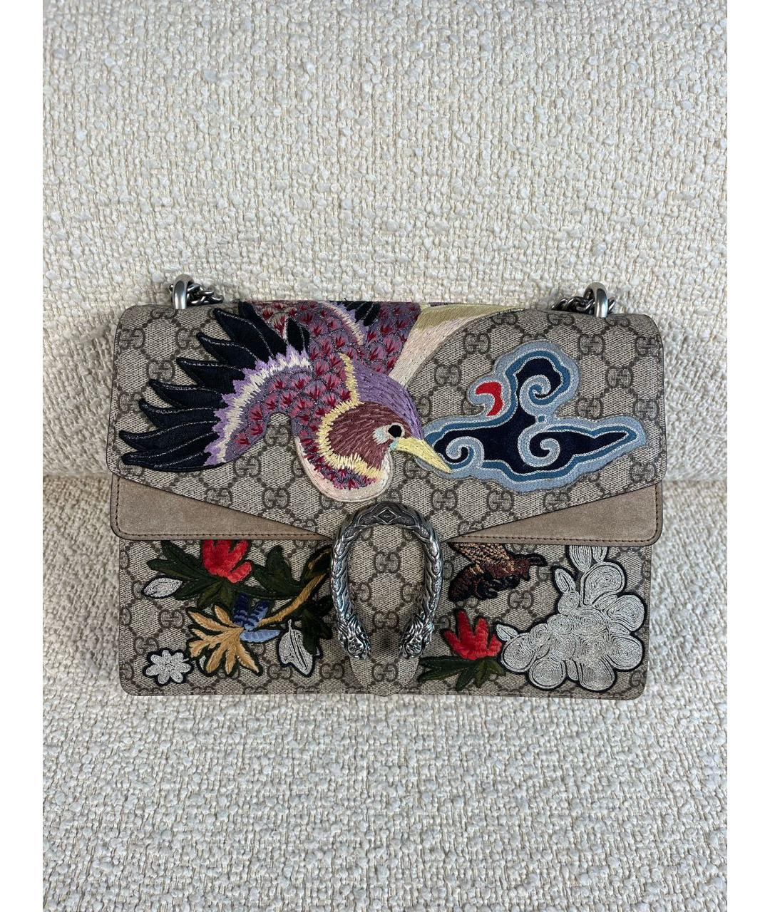 GUCCI Бежевая сумка с короткими ручками, фото 9