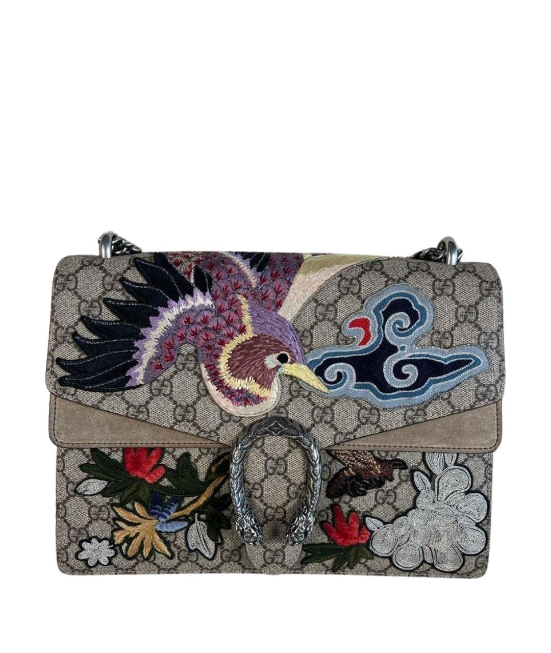 GUCCI Бежевая сумка с короткими ручками, фото 1