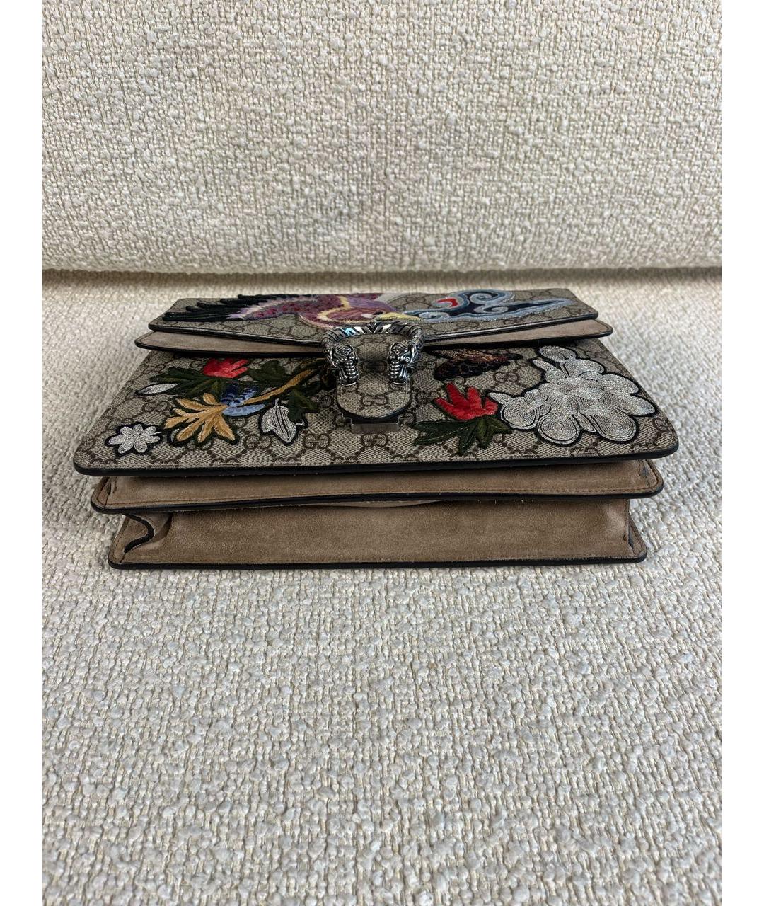 GUCCI Бежевая сумка с короткими ручками, фото 6