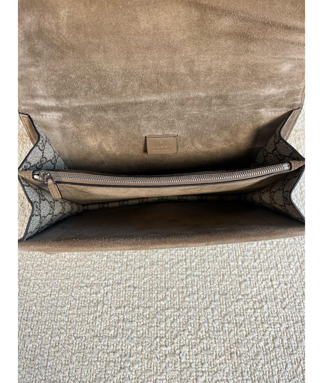 GUCCI Бежевая сумка с короткими ручками, фото 4