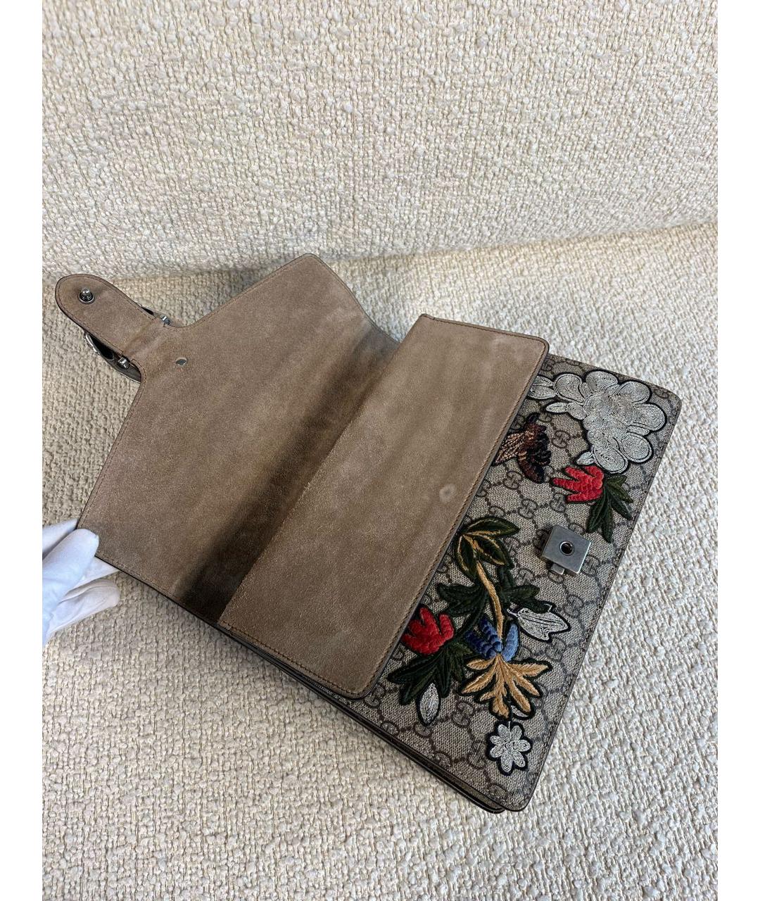 GUCCI Бежевая сумка с короткими ручками, фото 8