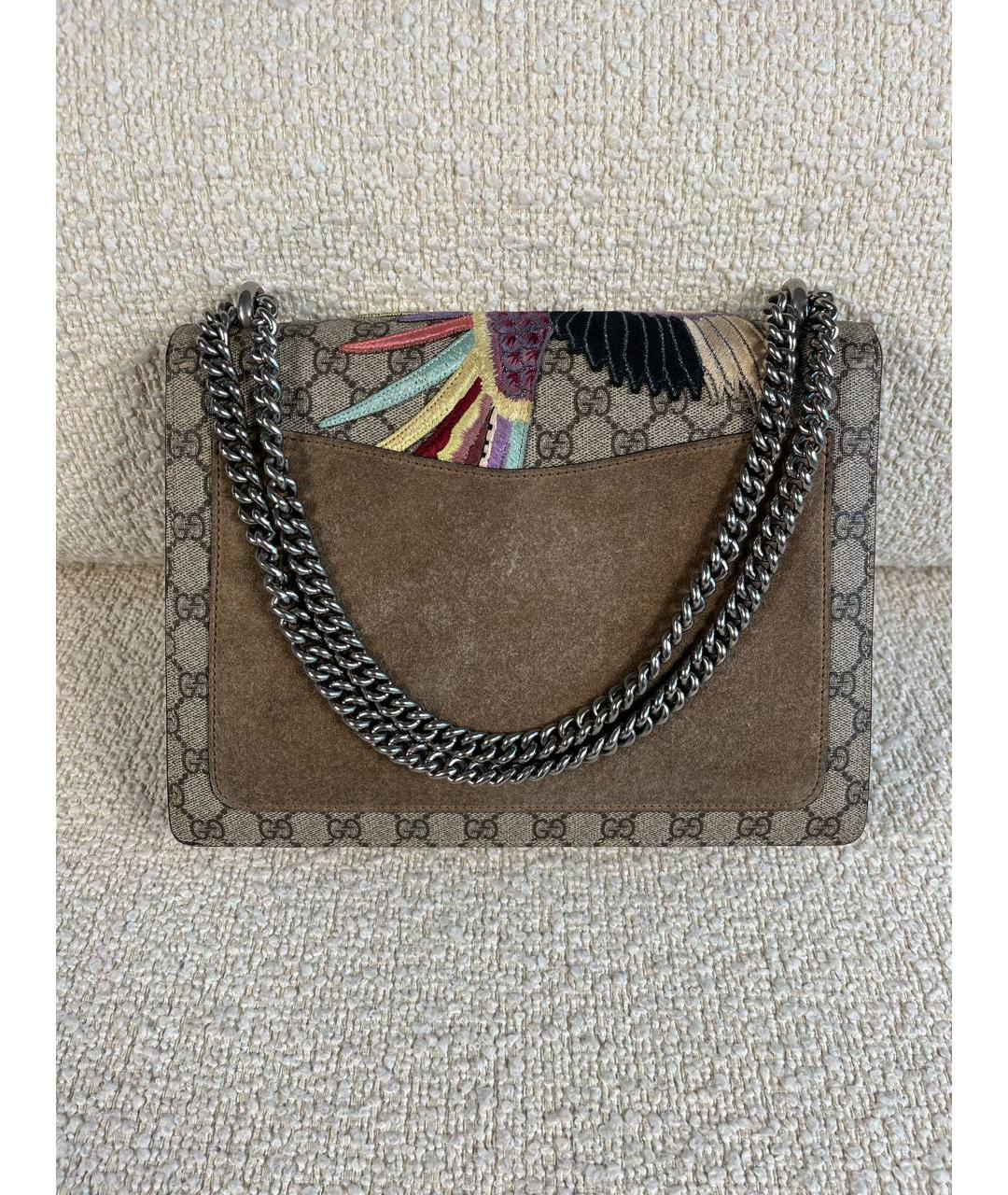 GUCCI Бежевая сумка с короткими ручками, фото 3