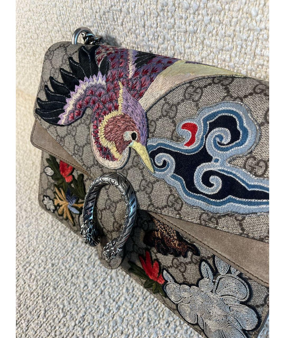 GUCCI Бежевая сумка с короткими ручками, фото 7