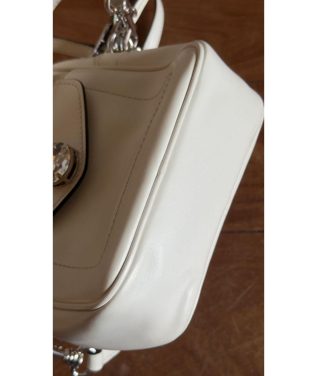 MIU MIU Белая кожаная сумка через плечо, фото 4