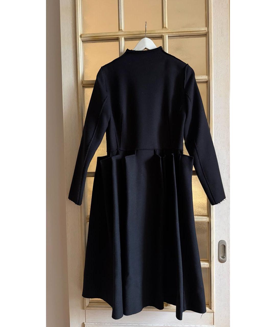 BOTTEGA VENETA Черное шерстяное пальто, фото 5