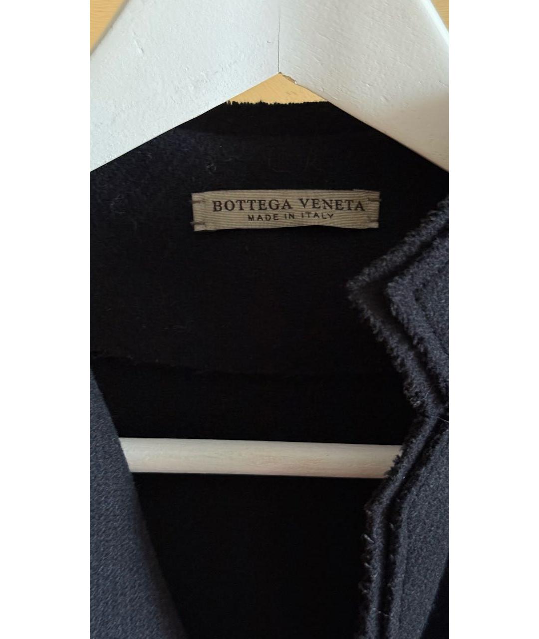 BOTTEGA VENETA Черное шерстяное пальто, фото 3