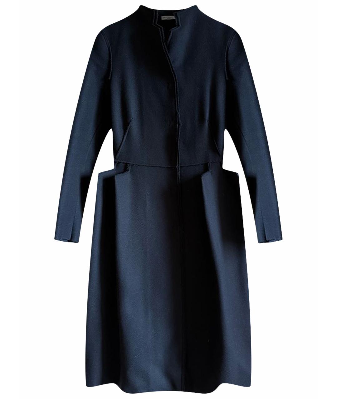 BOTTEGA VENETA Черное шерстяное пальто, фото 1