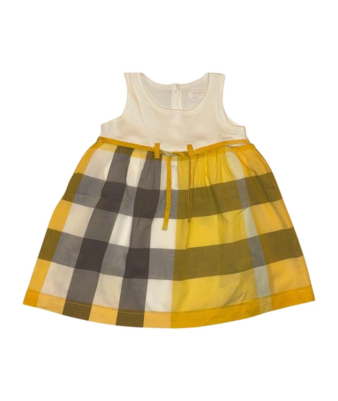 BURBERRY Желтый боди/ползунок, фото 1