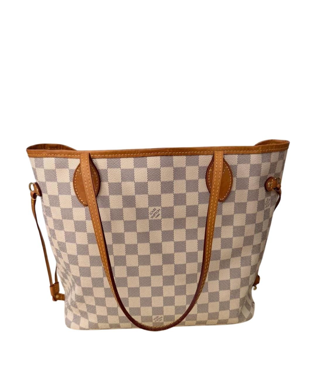 LOUIS VUITTON Бежевая кожаная сумка тоут, фото 1