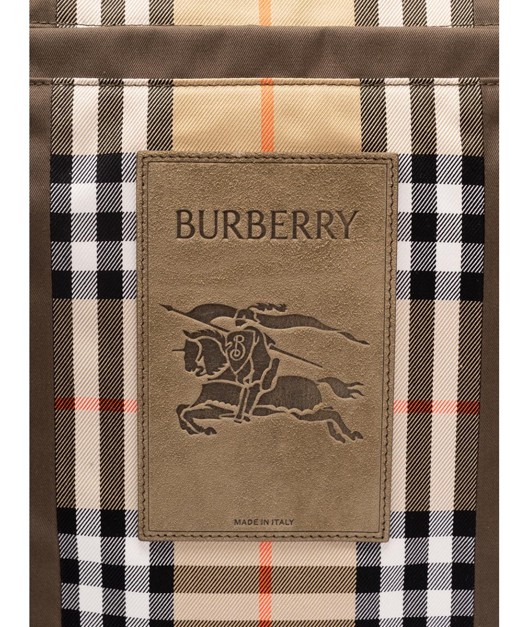 BURBERRY Мульти тканевая сумка тоут, фото 4