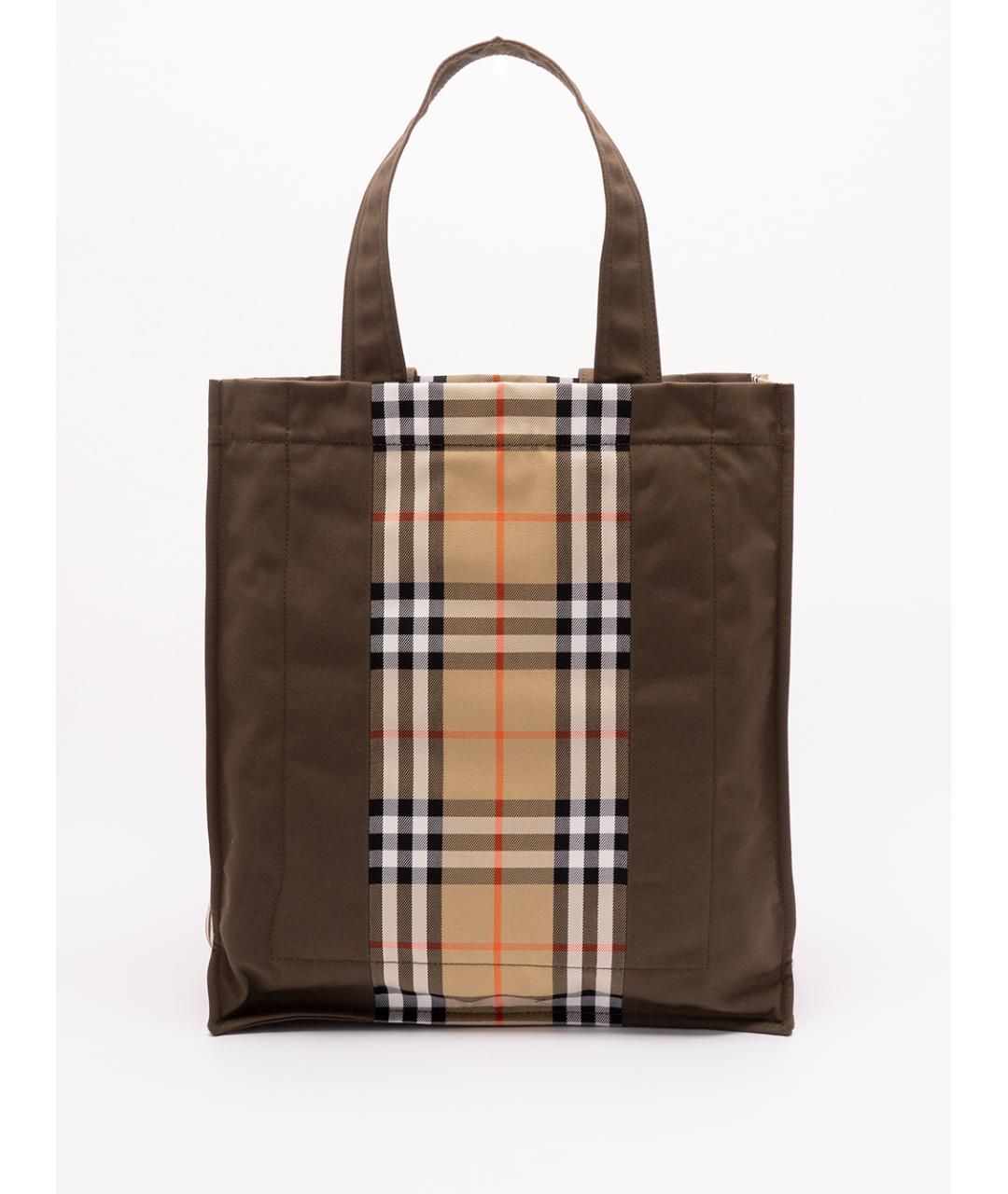 BURBERRY Мульти тканевая сумка тоут, фото 2