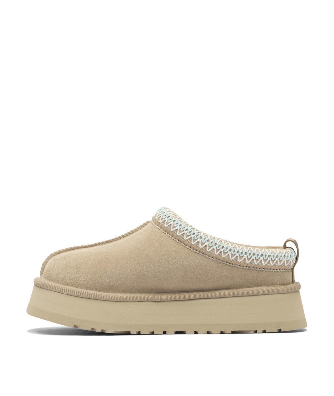 UGG AUSTRALIA Бежевые нубуковые мюли, фото 3