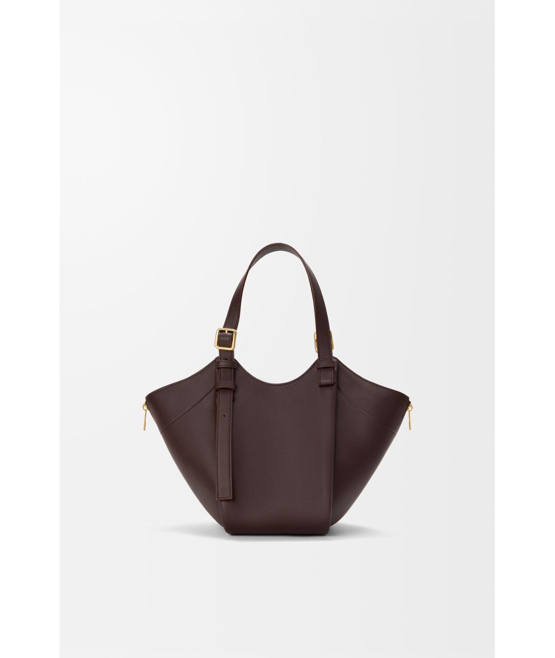 LOEWE Коричневая кожаная сумка через плечо, фото 1