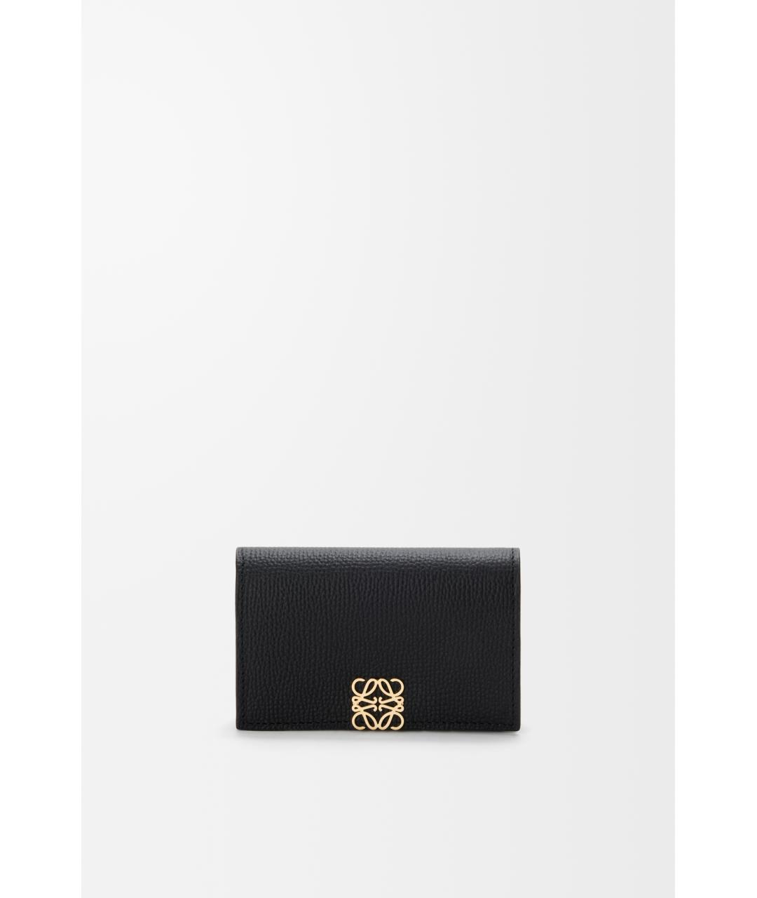 LOEWE Черный кожаный кошелек, фото 1