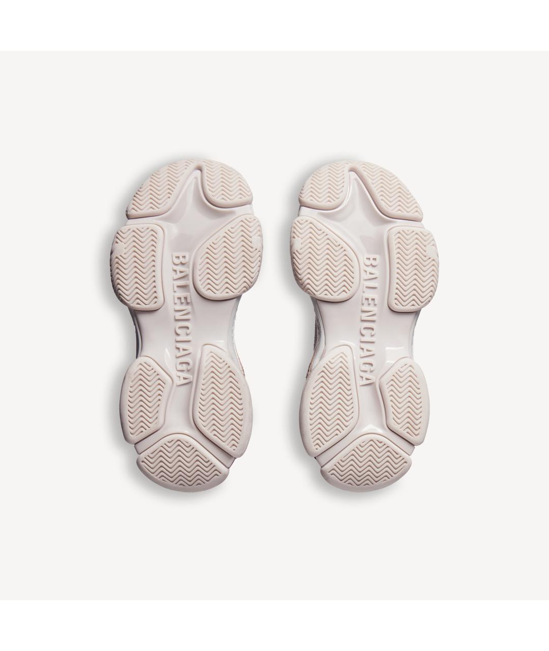 BALENCIAGA Розовые текстильные кроссовки, фото 5