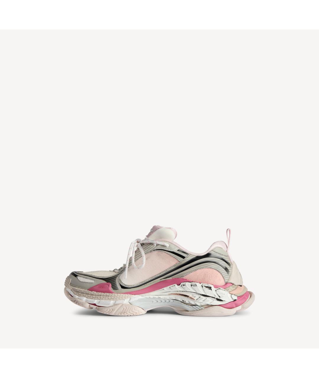 BALENCIAGA Розовые текстильные кроссовки, фото 2