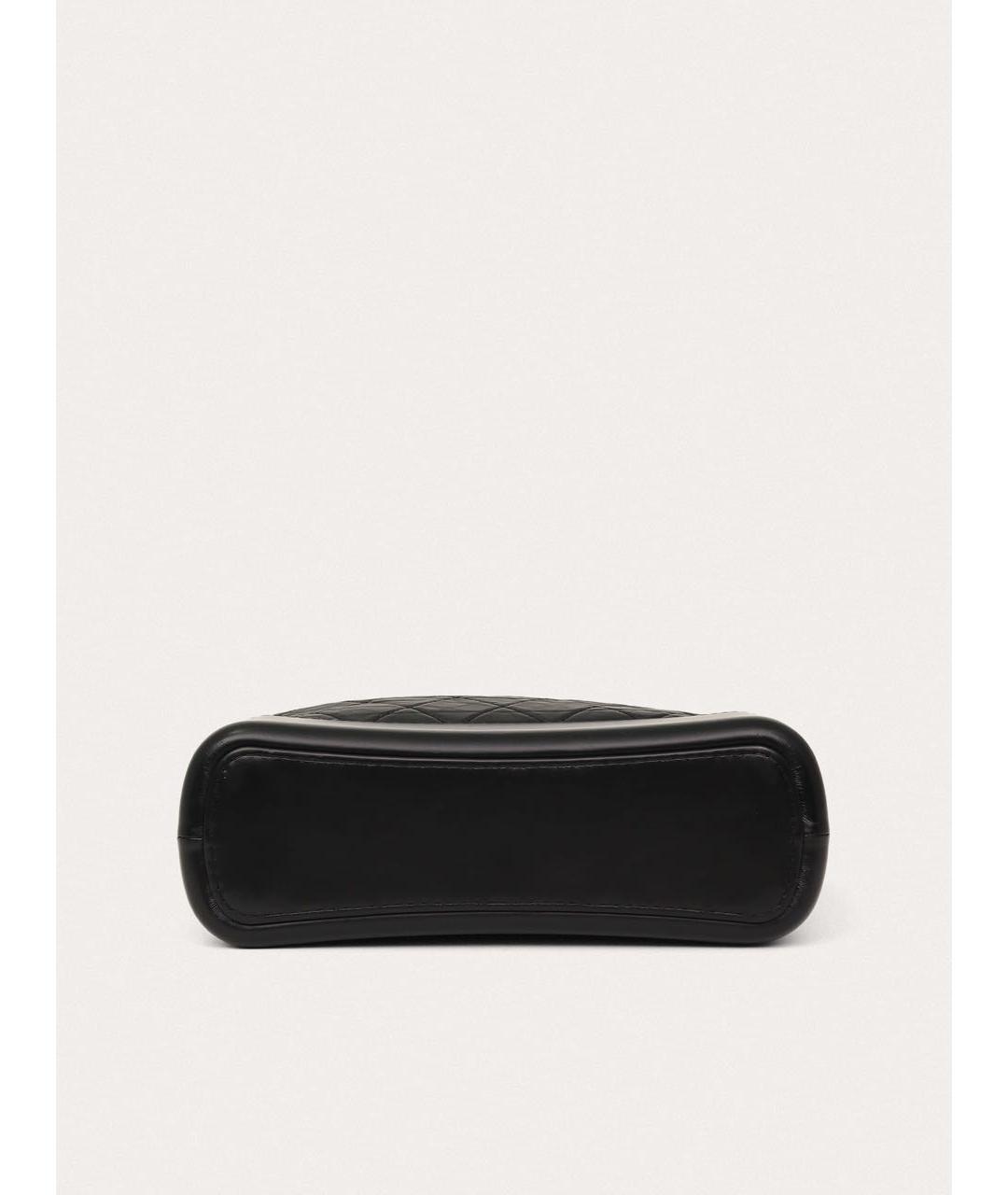 CHANEL Черная кожаная сумка через плечо, фото 5