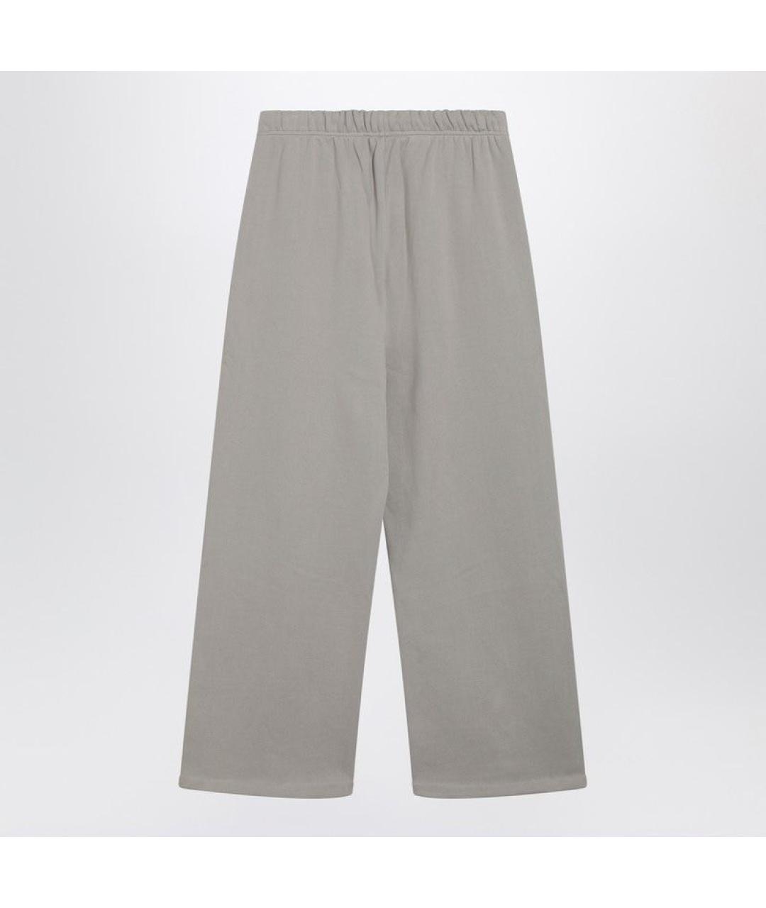 FEAR OF GOD ESSENTIALS Серые хлопковые повседневные брюки, фото 2