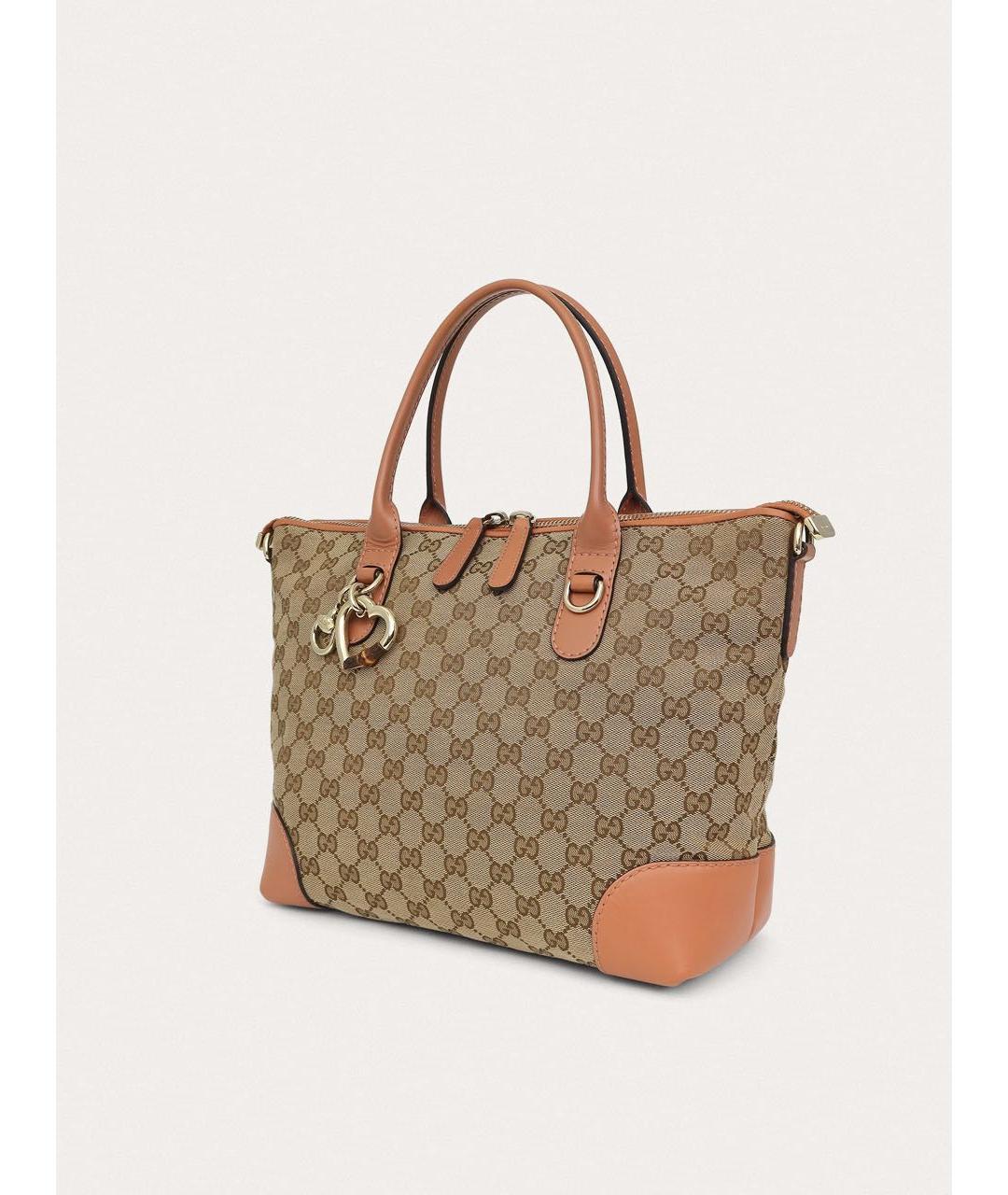 GUCCI Бежевая сумка тоут, фото 2