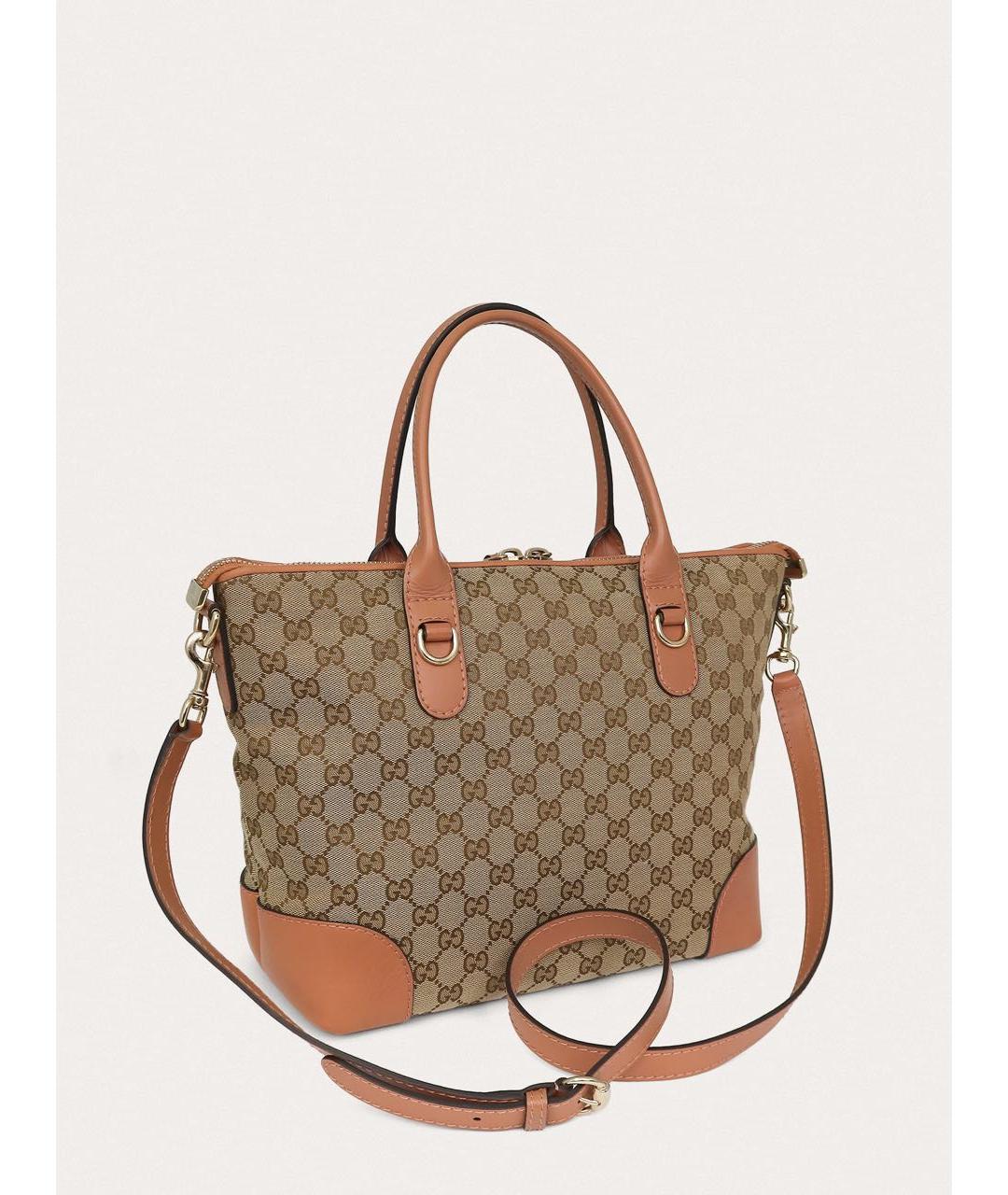 GUCCI Бежевая сумка тоут, фото 8
