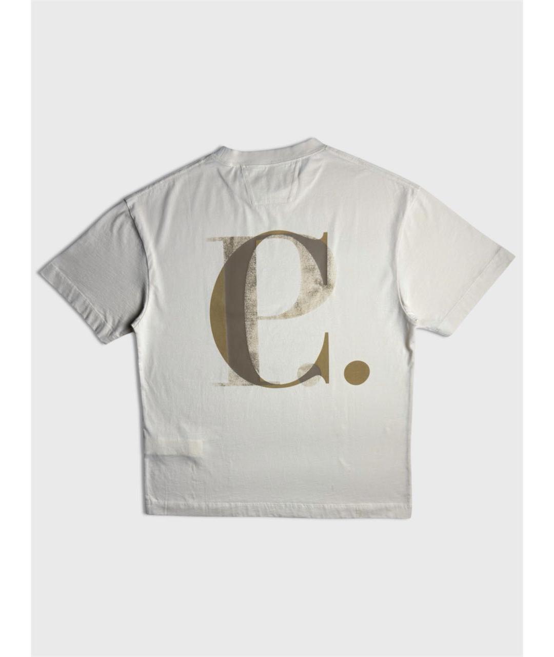 CP COMPANY Бежевая хлопковая футболка, фото 2