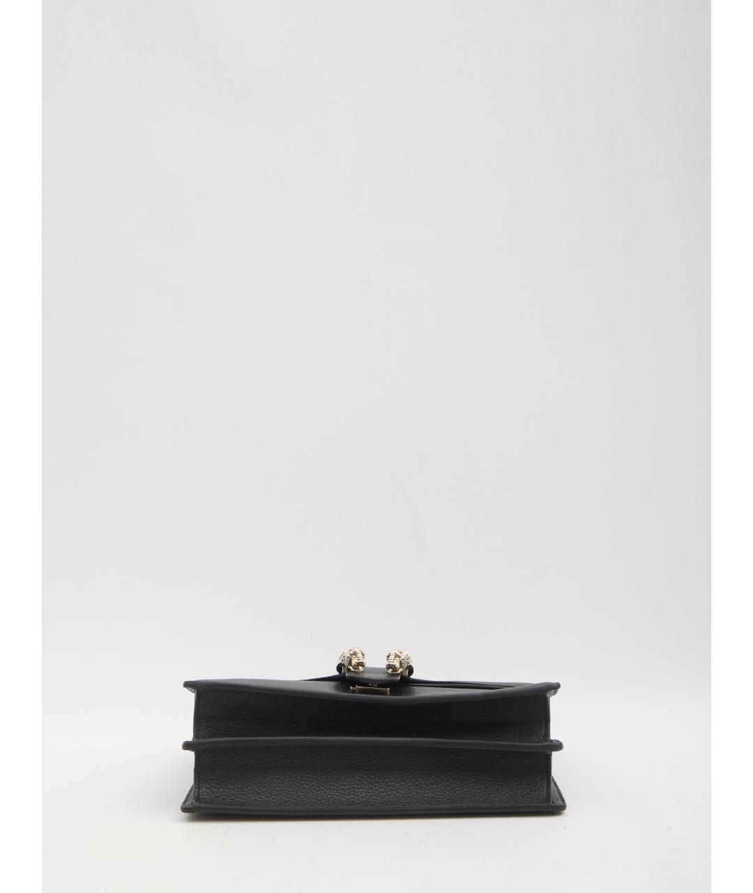 GUCCI Черная кожаная сумка через плечо, фото 3