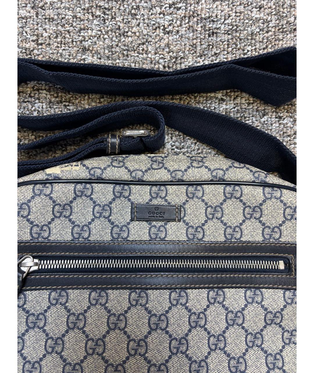 GUCCI Бежевая кожаная сумка на плечо, фото 2