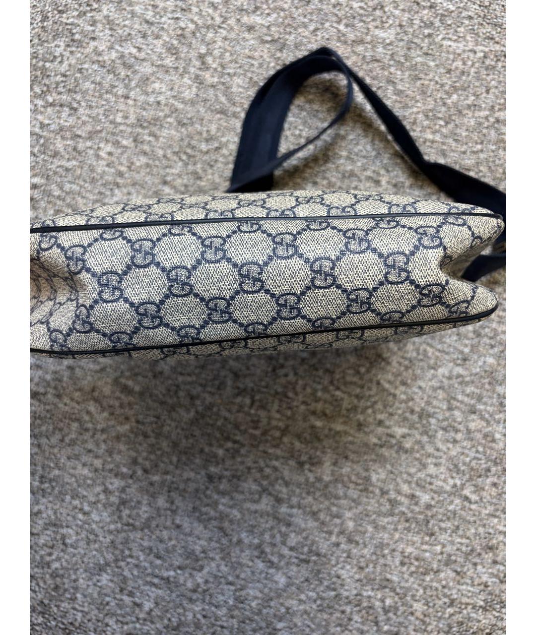 GUCCI Бежевая кожаная сумка на плечо, фото 6