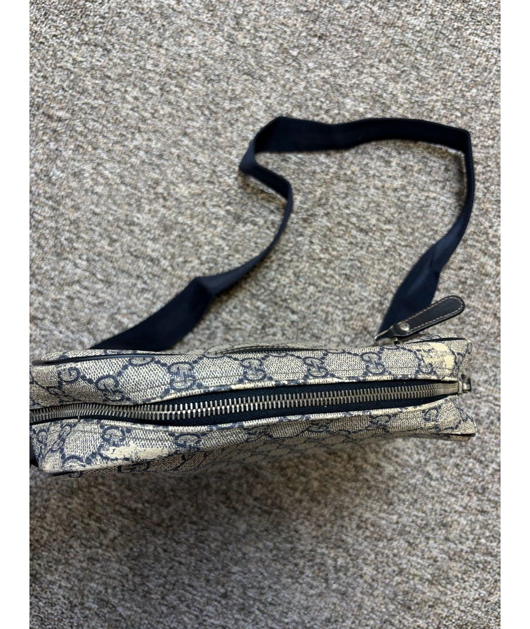 GUCCI Бежевая кожаная сумка на плечо, фото 3