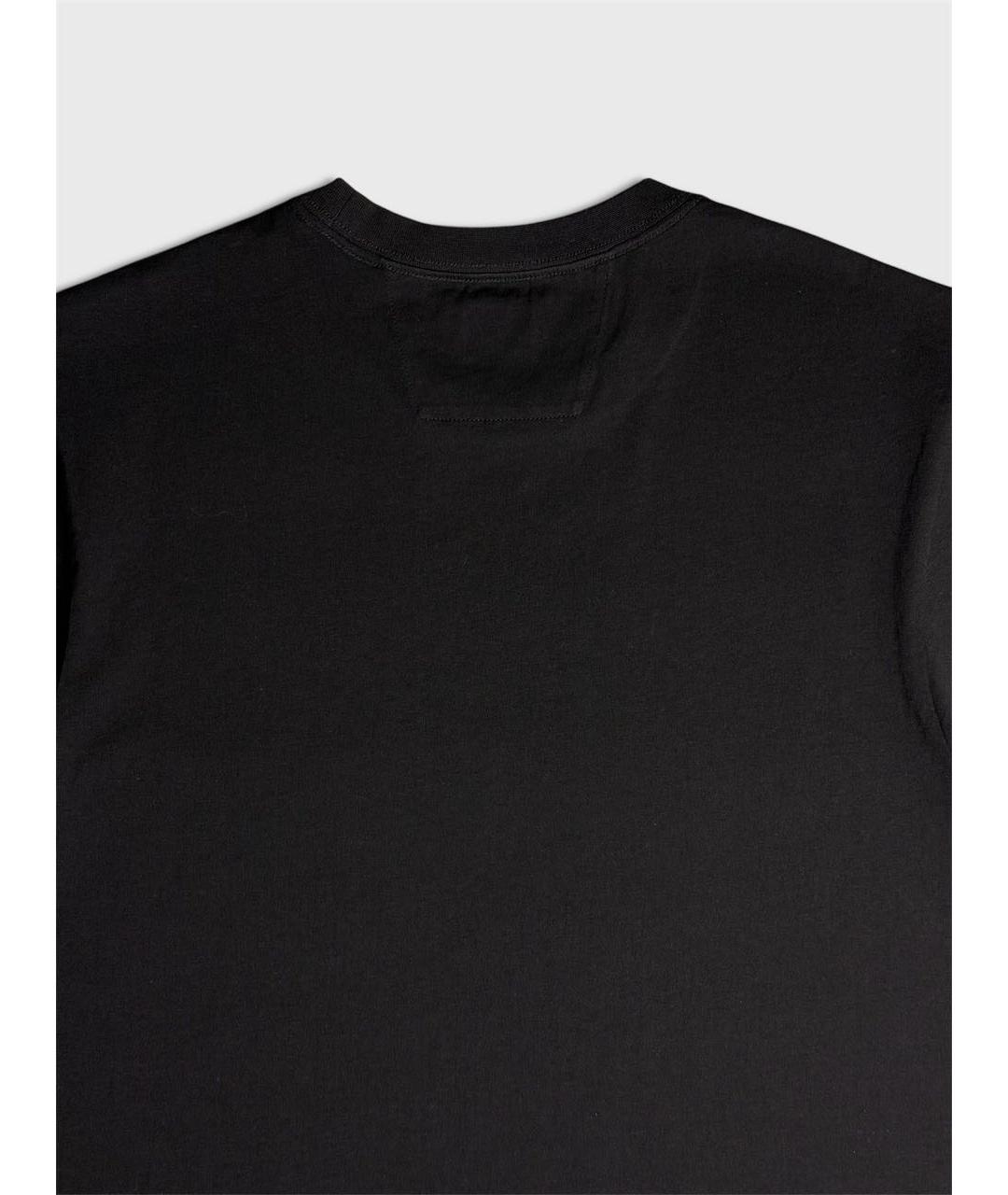 CP COMPANY Черная хлопковая футболка, фото 5
